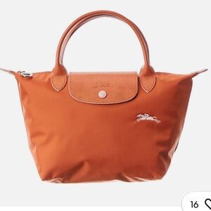 Longchamp Le Pliage Club Tote Orange NWOT